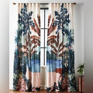 Anthropologie Tesserae Mural Curtains Set of 2 Curtains Size 50 W x 108 L